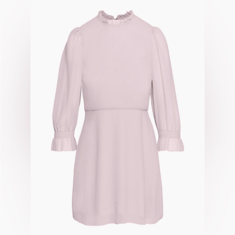 Aritzia Wilfred Swept Dress Cloudy Lilac - Picture 6 of 7